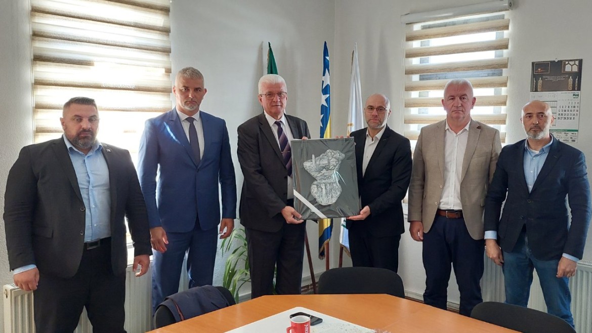 Delegacija Vlade Srednjobosanskog kantona u posjeti Medžlisu IZ Jajce